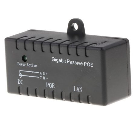 POE Injector Power Supply Over Ethernet Gigabit Passive PoE Adapter 802.3at