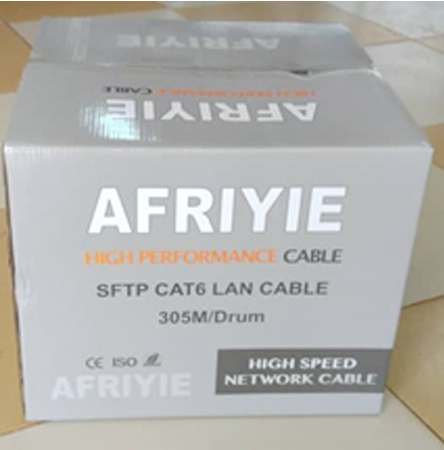 CAT6 SFTP 23AWG Solid:305M