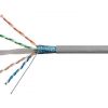 Network data cable FTP Cat6, 4x2x0.54mm, PVC grey