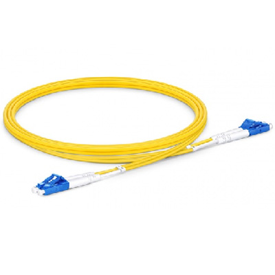 LC UPC to LC UPC Duplex Single Mode PVC Fiber Optic Patch Cable