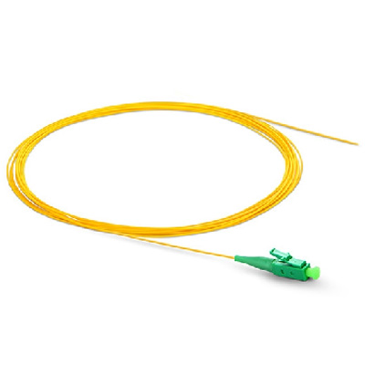 LC APC Simplex Single Mode PVC Fiber Optic Pigtail